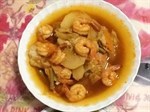 แกงส้มกุ้งสด ผักรวม
